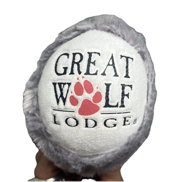 Build A Bear Light Gray Wolf Great Wolf Lodge 16 Inches BAB Toy Plush - Picture 7 of 9